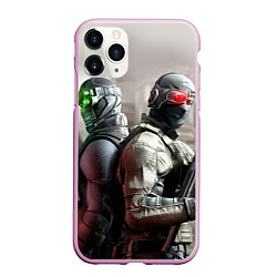 Чехол iPhone 11 Pro матовый Splinter Cell: Conviction, цвет: 3D-розовый