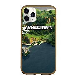 Чехол iPhone 11 Pro матовый Minecraft Location