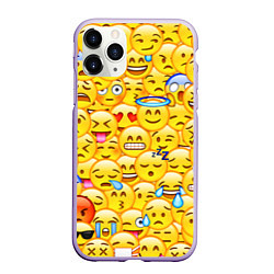 Чехол iPhone 11 Pro матовый Emoji