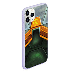 Чехол iPhone 11 Pro матовый Gordon Freeman: Costume, цвет: 3D-светло-сиреневый — фото 2