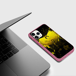 Чехол iPhone 11 Pro матовый Wu-Tang Clan: Yellow, цвет: 3D-малиновый — фото 2