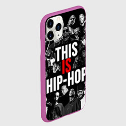 Чехол iPhone 11 Pro матовый This is hip-hop, цвет: 3D-фиолетовый — фото 2