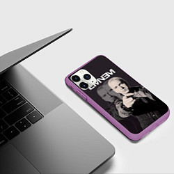Чехол iPhone 11 Pro матовый Eminem: You, цвет: 3D-фиолетовый — фото 2
