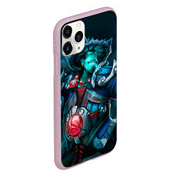 Чехол iPhone 11 Pro матовый Storm Spirit, цвет: 3D-розовый — фото 2