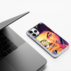Чехол iPhone 11 Pro матовый Big Bang Art, цвет: 3D-белый — фото 2