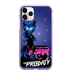 Чехол iPhone 11 Pro матовый The Prodigy: Night Fox, цвет: 3D-розовый