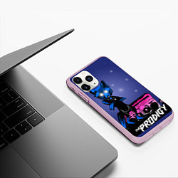 Чехол iPhone 11 Pro матовый The Prodigy: Night Fox, цвет: 3D-розовый — фото 2