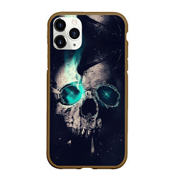 Чехол iPhone 11 Pro матовый Skull eyes