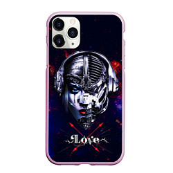 Чехол iPhone 11 Pro матовый Love pirate station, цвет: 3D-розовый