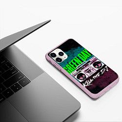 Чехол iPhone 11 Pro матовый Green Day: Kill the DJ, цвет: 3D-розовый — фото 2