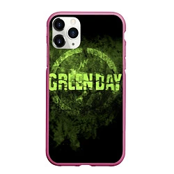 Чехол iPhone 11 Pro матовый Green Day: Acid Voltage, цвет: 3D-малиновый