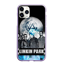 Чехол iPhone 11 Pro матовый Linkin Park: Moon, цвет: 3D-светло-сиреневый