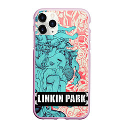 Чехол iPhone 11 Pro матовый Linkin Park: Sky Girl, цвет: 3D-розовый