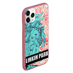 Чехол iPhone 11 Pro матовый Linkin Park: Sky Girl, цвет: 3D-малиновый — фото 2