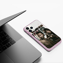 Чехол iPhone 11 Pro матовый Walking Hunters, цвет: 3D-розовый — фото 2