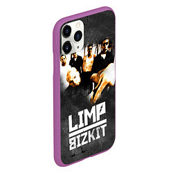 Чехол iPhone 11 Pro матовый Limp Bizkit: Rock in to you, цвет: 3D-фиолетовый — фото 2