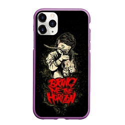 Чехол iPhone 11 Pro матовый Bring Me The Horizon, цвет: 3D-фиолетовый