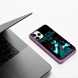 Чехол iPhone 11 Pro матовый BMTH: Zombie Girl, цвет: 3D-фиолетовый — фото 2