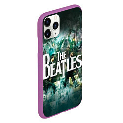 Чехол iPhone 11 Pro матовый The Beatles Stories, цвет: 3D-фиолетовый — фото 2