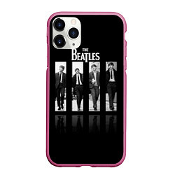 Чехол iPhone 11 Pro матовый The Beatles: Man's, цвет: 3D-малиновый