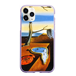 Чехол iPhone 11 Pro матовый Постоянство Памяти, цвет: 3D-светло-сиреневый