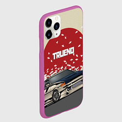 Чехол iPhone 11 Pro матовый Toyota Trueno ae86, цвет: 3D-фиолетовый — фото 2