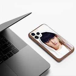 Чехол iPhone 11 Pro матовый Jeon Jung Kook, цвет: 3D-коричневый — фото 2