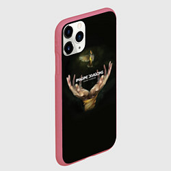 Чехол iPhone 11 Pro матовый Imagine Dragons: Smoke + Mirrors, цвет: 3D-малиновый — фото 2