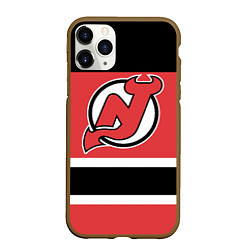 Чехол iPhone 11 Pro матовый New Jersey Devils