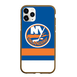 Чехол iPhone 11 Pro матовый New York Islanders