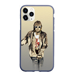 Чехол iPhone 11 Pro матовый Kurt Art, цвет: 3D-серый