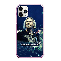 Чехол iPhone 11 Pro матовый Nickelback: Chad Kroeger, цвет: 3D-розовый