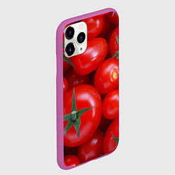 Чехол iPhone 11 Pro матовый Томатная, цвет: 3D-фиолетовый — фото 2