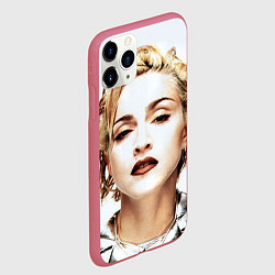 Чехол iPhone 11 Pro матовый Мадонна, цвет: 3D-малиновый — фото 2