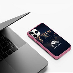 Чехол iPhone 11 Pro матовый Король и Шут 1, цвет: 3D-малиновый — фото 2