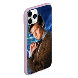 Чехол iPhone 11 Pro матовый 11th Doctor Who, цвет: 3D-розовый — фото 2