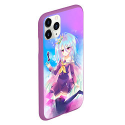 Чехол iPhone 11 Pro матовый No Game No Life, цвет: 3D-фиолетовый — фото 2