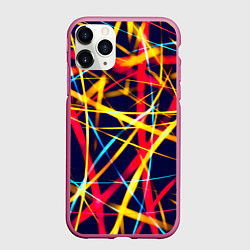 Чехол iPhone 11 Pro матовый Blink, цвет: 3D-малиновый