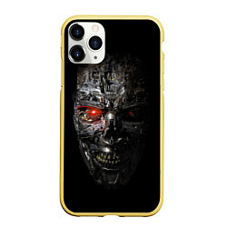 Чехол iPhone 11 Pro матовый Терминатор: Генезис, цвет: 3D-желтый