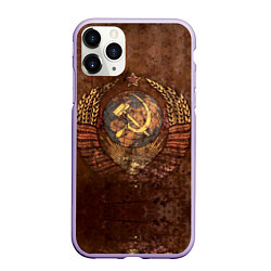 Чехол iPhone 11 Pro матовый Герб СССР
