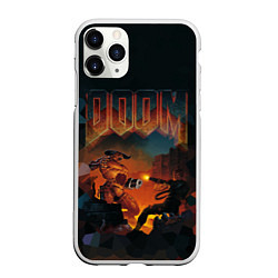 Чехол iPhone 11 Pro матовый DOOM: Wars, цвет: 3D-белый