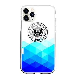Чехол iPhone 11 Pro матовый Ramones Geomerty, цвет: 3D-белый