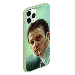 Чехол iPhone 11 Pro матовый Нортон с сигаретой, цвет: 3D-салатовый — фото 2
