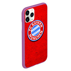 Чехол iPhone 11 Pro матовый Bayern FC, цвет: 3D-фиолетовый — фото 2