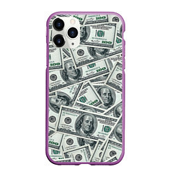Чехол iPhone 11 Pro матовый Банкноты