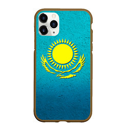 Чехол iPhone 11 Pro матовый Флаг Казахстана