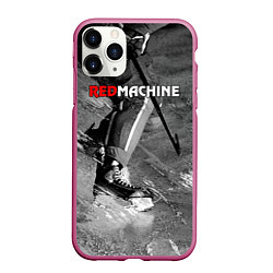 Чехол iPhone 11 Pro матовый Red maсhine