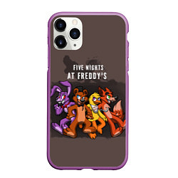 Чехол iPhone 11 Pro матовый Five Nights At Freddy's