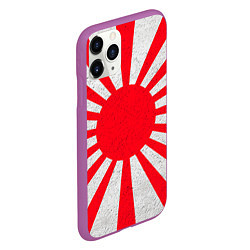 Чехол iPhone 11 Pro матовый Япония, цвет: 3D-фиолетовый — фото 2