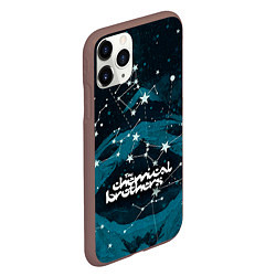 Чехол iPhone 11 Pro матовый Chemical Brothers: Space, цвет: 3D-коричневый — фото 2